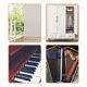 thumbnail image 3 of Bisagra tipo piano YHNTGB 30 cm negra de acero inoxidable – juego de 4 unidades, 3 of 7