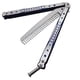 thumbnail image 4 of Peines De Mariposa Para Hombre, 22 Cm, Herramienta De Práctica Plegable De Metal, Peine Para Entrenamiento, Azul, 4 of 5