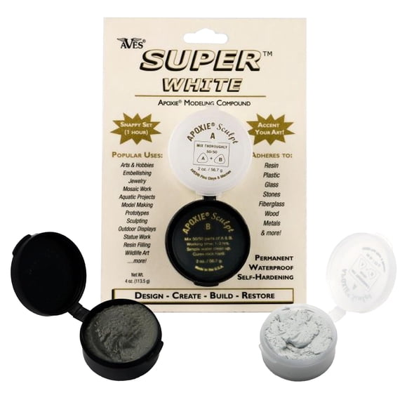 Compuesto de Modelado Aves Apoxie Sculpt Super Blanco 113g