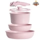 thumbnail image 1 of Bateria Cocina Antiadherente 5pcs Smart Mango Rosado Macaron, 1 of 12