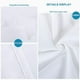 thumbnail image 4 of Fundas de almohada, protectores de almohada, algodón egipcio de 250 hilos, juego de 2, tamaño Queen (50,8 x 76,2 cm), color lila, 4 of 5