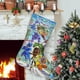 thumbnail image 1 of Calcetín de Navidad Desmarcar RoboGobo Lino Blanco 54x38 cm, 1 of 5