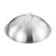 thumbnail image 4 of Tapa De Olla De Acero Inoxidable Tapa Universal De Sartén A Prueba De óxido Cubierta Wok Cubierta De 28 Cm De Diámetro Exterior, 4 of 5