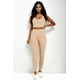 thumbnail image 1 of Conjunto de Top Corto y Leggings Acanalados, 1 of 2