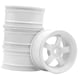 thumbnail image 4 of Cubos De Rueda De Llanta De Coche RC De 4 Piezas Para Tamiya Escala 1/: 10 Modelo De Coche RC Blanco, 4 of 5