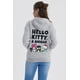 thumbnail image 2 of Polerón Mujer Hello Kitty Gris Melange, 2 of 4