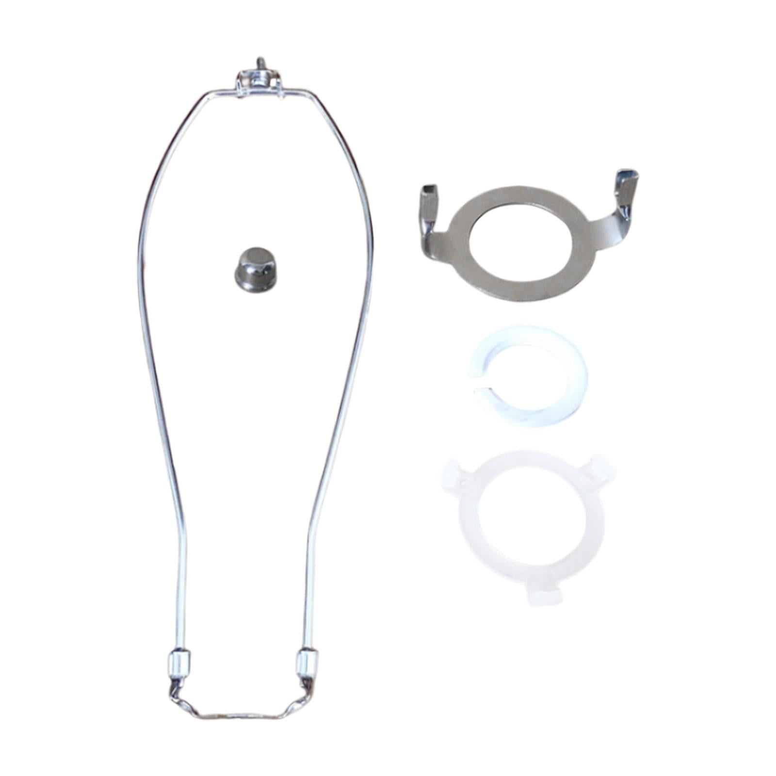 Magideal - Pantalla De Lámpara Soporte De Arpa Pantalla De Lámpara Soporte De Arpa Soporte De Mesa Ajustable / Lámpara De Pie Piezas De Hardware Base De Luz Con 12inch