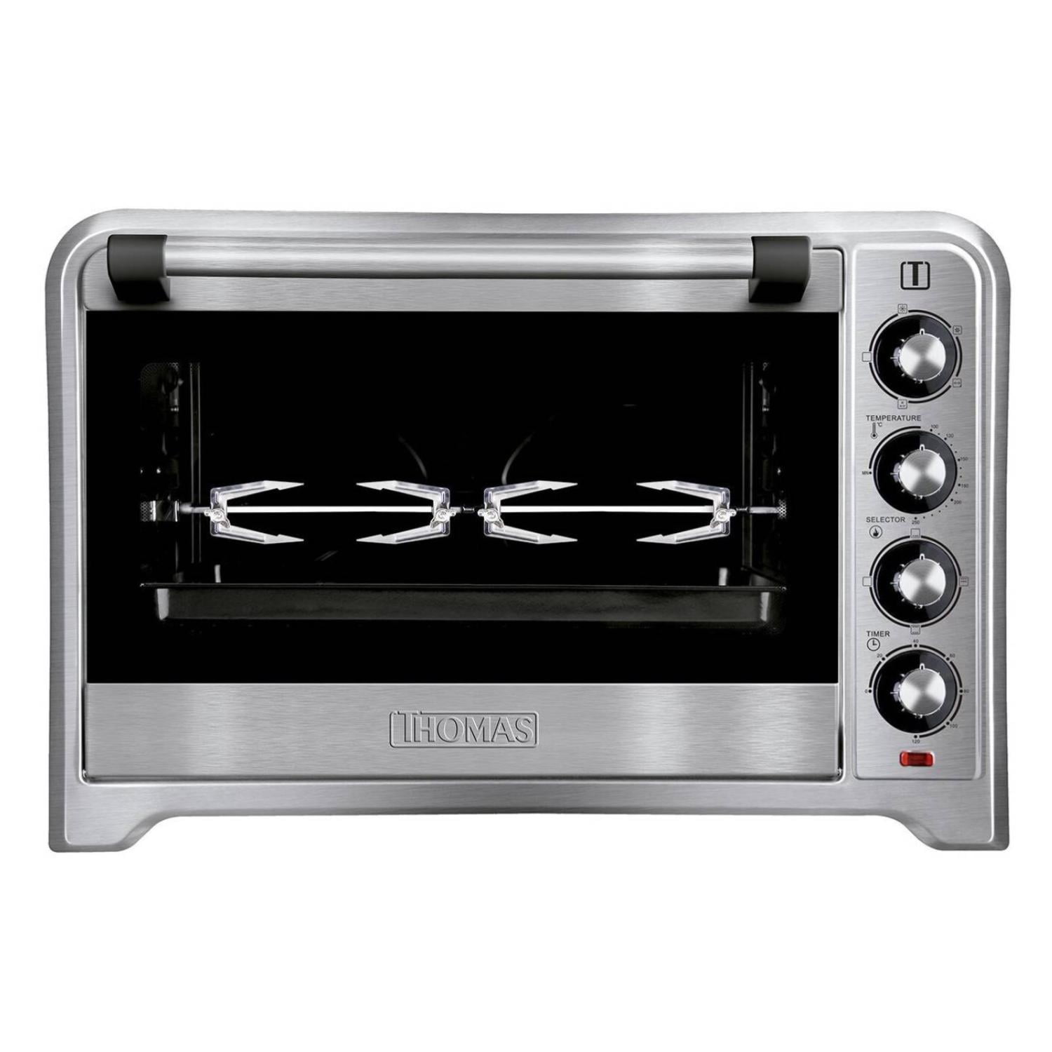 Thomas - Horno Electrico 77l 2200w 220v Plateado Th-80i