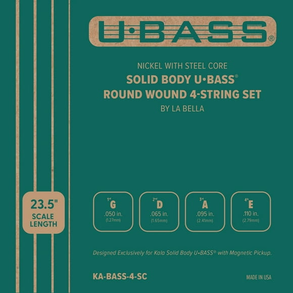 Curdas Para Ubass Solid Body KA-BASS-4-SC Kala