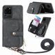 thumbnail image 1 of Funda Tipo Cartera con Correa Cruzada para Samsung Galaxy S20 Ultra Protección Contra Golpes Negro, 1 of 5