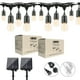thumbnail image 1 of Pack X2 Guirnalda Terraza Solar Cascada Luces Led 10 Metros, 1 of 10