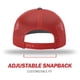 thumbnail image 4 of Gorra de béisbol Richardson 112 Trucker Snapback Split Charcoal/Red, 4 of 7