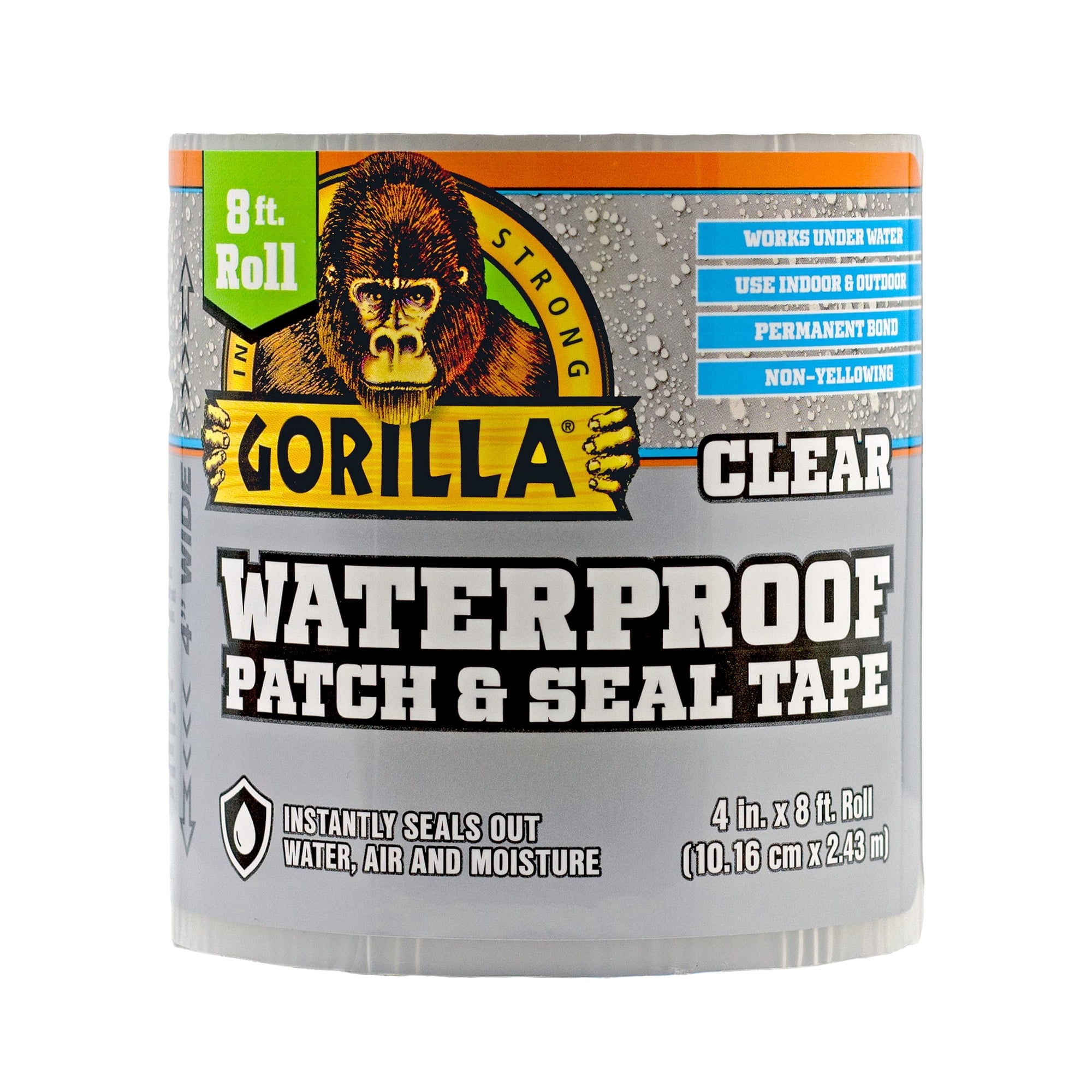Cinta Adhesiva Impermeable Gorilla Clear De 4 Cm X 2,4 M