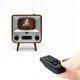 thumbnail image 1 of Televisor retro portátil TinyTV 2 marrón con USB-C, 1 of 6