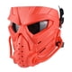 thumbnail image 5 of Máscara Táctica Guardia Casco Protección Ocular De Cara Completa Para Caza Rojo Gris, 5 of 5