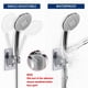 thumbnail image 2 of Soporte ajustable para ducha NearMoon, impermeable, cromado, 2 of 8