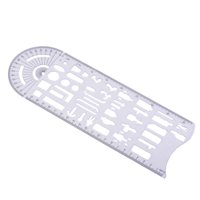 Magideal - Regla De Dibujo De Plástico, Plantilla De Dibujo De Símbolo De Accidente De Tráfico, Regla De Dibujo, Para Plantilla De Herramienta De Medición