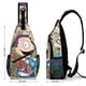 thumbnail image 2 of Todos Crecidos Riñonera Bandolera con Estampado Integral para Hombres y Mujeres, Bolso Cruzado Gráfico de Tendencia, Mochila de Hombro Streetwear para Ciclismo y Deportes, Riñonera Versátil Casual, 2 of 6