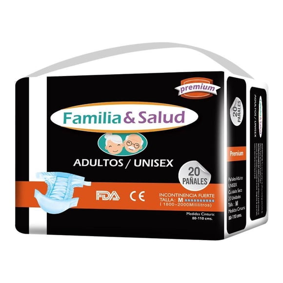 Pañal Adultos Premium M – Pack 100 Unidades