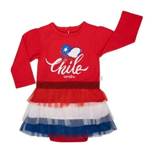 Bambino - Body Chile Rojo Chile Niña 18-24 Meses
