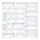 thumbnail image 4 of Divisores Organizadores De Cajones De Maquillaje Versátiles Transparentes Para Joyas Juego De 25, 4 of 5
