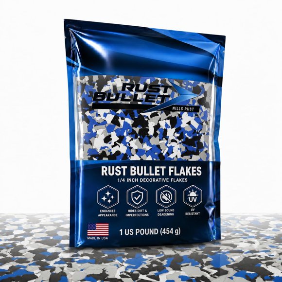 Cascos Decorativos para Suelo RUST BULLET Azul Eléctrico 454 g