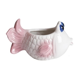 Bothyi - Planta De Pescado Mesa De Entrada De La Maceta Sala De Estar Partido De Cerámica Micro Paisaje Multicolor B