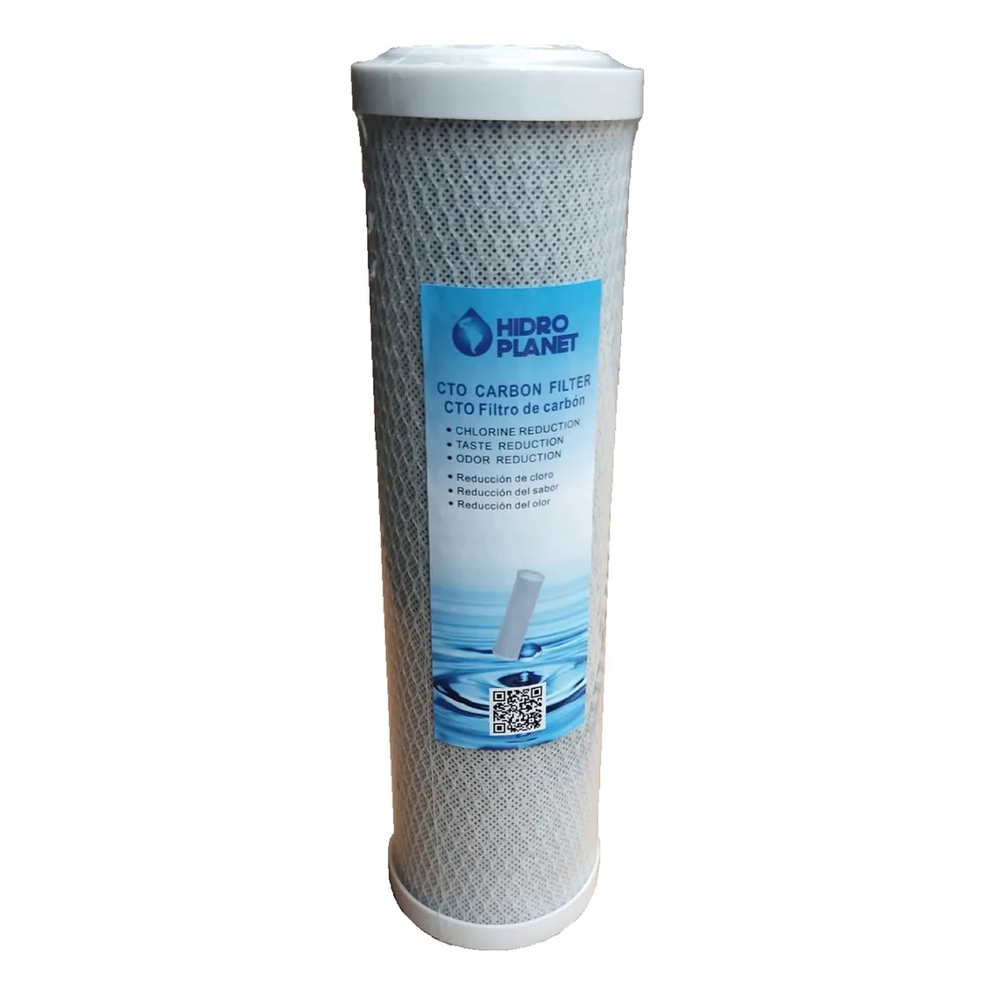 Baico - Cartucho Filtro De Carbon Activado En Bloque 10 Pulgadas