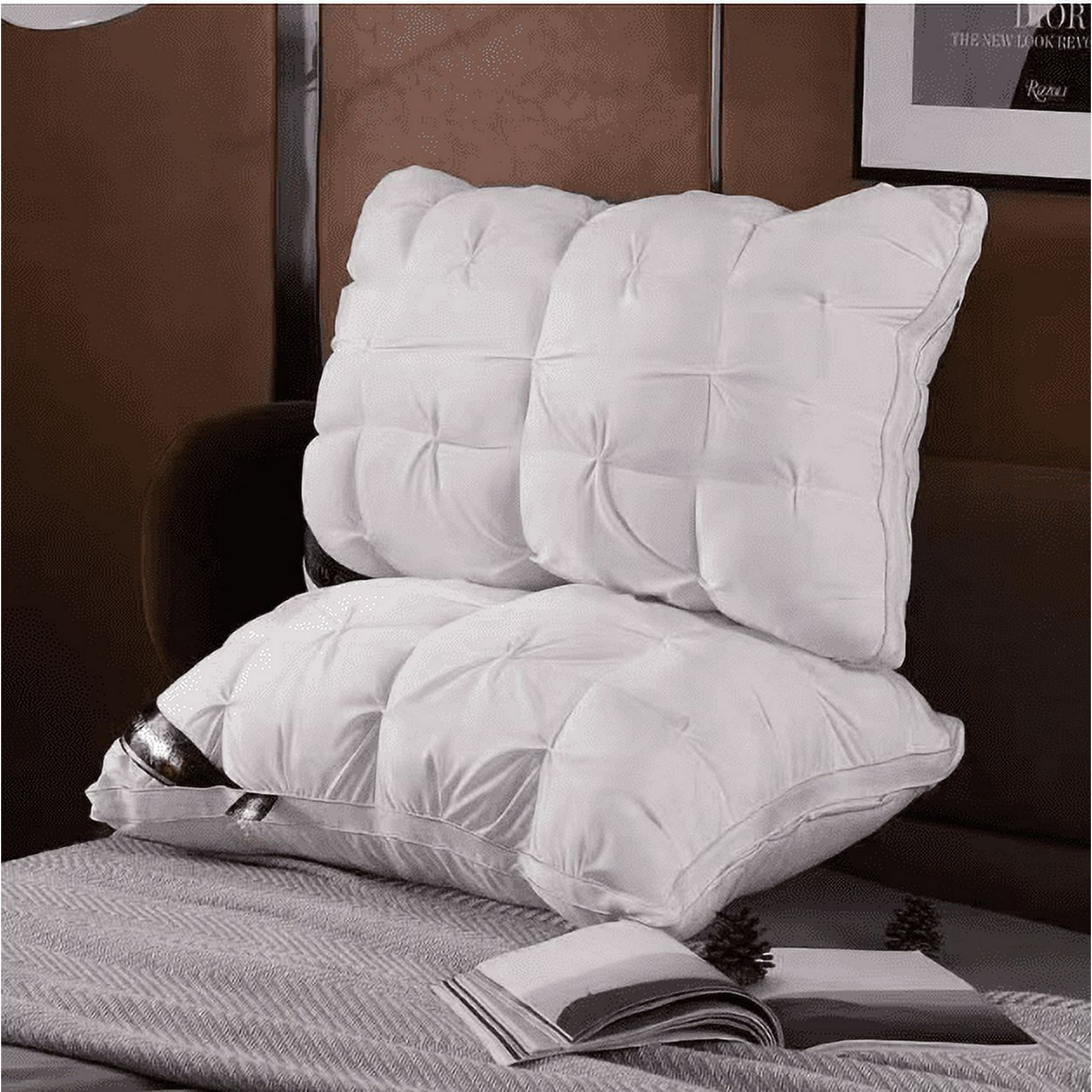 Mundo Shopping - Almohada Genérica Estándar Firme Micro Fibra Extra Suave