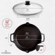 thumbnail image 3 of Sartén Cuisinel de 30 cm de hierro fundido + tapa + raspador, 3 of 7