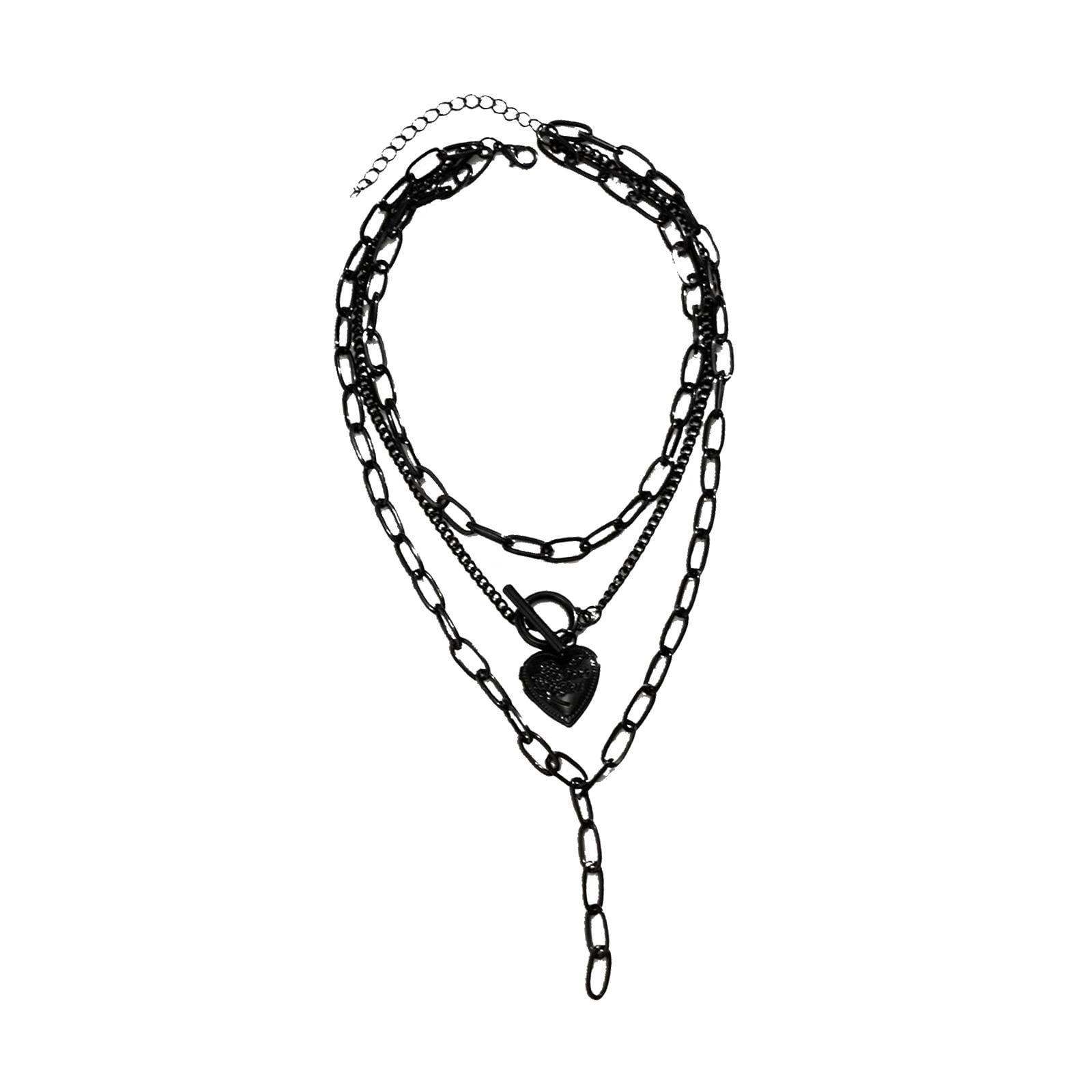 Ioensy - Collar Con Colgante, Collar De Cadena En Capas, Collares En Capas Para Fiesta, Corazón De Madre