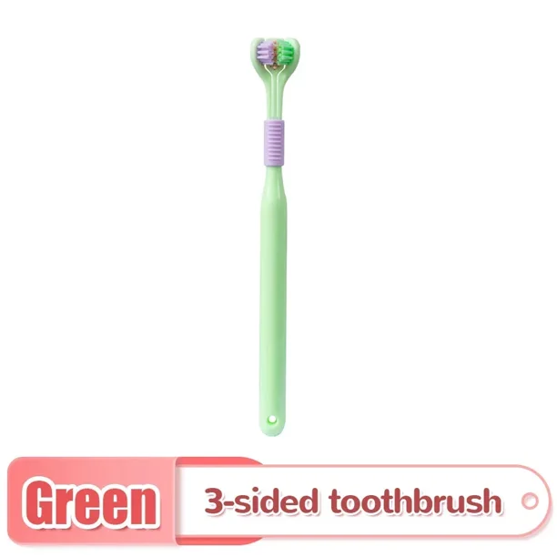 Three Sided Soft Hair Tooth Toothbrush Adult Toothbrush Ultra Fine Soft Bristle Oral Care Safety Teeth Brush for Oral Health Cle