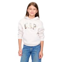 Sudadera Con Forro Polar Con El Logotipo De Gap Para Niñas Oyster Shine, Talla S
