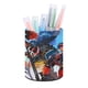 thumbnail image 1 of Gurren Lagann-theme Cylinder Pen Holder Pencil Organizer with Flannel Lining PVC Leather Material Cardboard Base for study work 10*8CM, 1 of 6