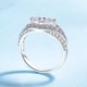 thumbnail image 4 of Anillo de Moissanita Anillo de Compromiso Marquesa para Mujer 1 Uds Color D Claridad VVS1 Anillos de Moissanita de Plata Esterlina 925 para Mujer Talla 5-9, 4 of 9