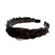 thumbnail image 2 of Diadema Trenzada Para El Cabello, Diadema Trenzada Hecha A Mano, Banda Para El Cabello Gruesa Para Mujer, Color Negro, 2 of 5