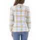 thumbnail image 3 of INSPIRE CHIC Blusas de Mujer para el Trabajo con Cuello de Lazo y Mangas Largas a Cuadros S Blanco Amarillo Verde, 3 of 6