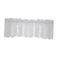 thumbnail image 5 of Cenefa De Ventana De Encaje De Nivel De Cortina De Cocina Para Bar Cafe Balcón Comedor Blanco, 5 of 5