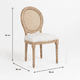 thumbnail image 4 of Silla de Comedor Madera Acolchada Luis XV, 4 of 7
