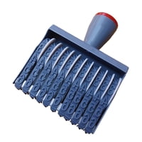 Magideal - Sello De Número De Rueda, 11 Bandas, Fácil De Usar, Máquina De Numeración De Números De Dígitos, Rodillos De Ruedas, Sello De Numeración De 11 Dígitos