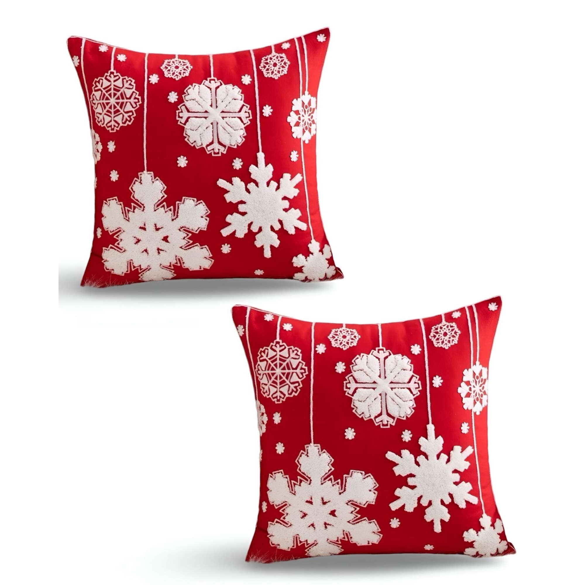 Genérico - Pack De 2 Fundas De Cojin Para Navidad