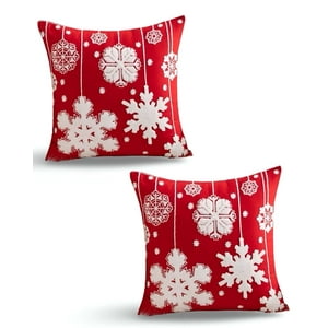 Genérico - Juego De 2 Fundas De Cojin Para Navidad K18