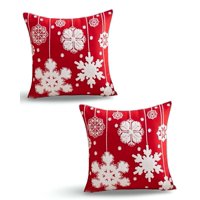 Genérico - Pack De 2 Fundas De Cojin Para Navidad
