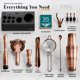 thumbnail image 4 of Juego de Herramientas de Bar Bare Barrel 14 Piezas Cobre/Negro - Regalo, 4 of 9