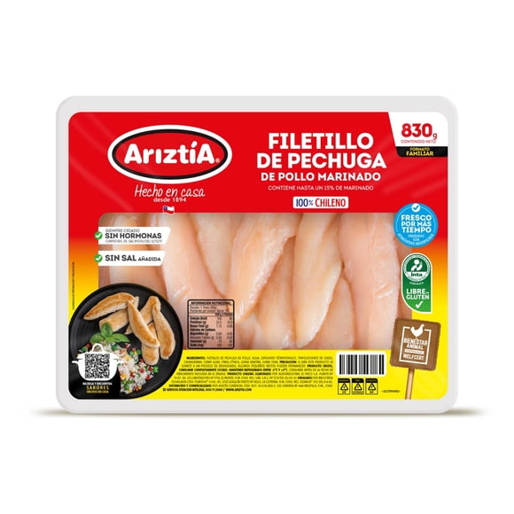 Pollo Filetitos Envasado, 830 g