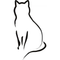 Rienda Libre Graphics - Decomural Simple Cat Pet Animals Ws-15796