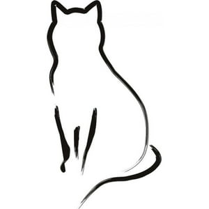 Rienda Libre Graphics - Decomural Simple Cat Pet Animals Ws-15796