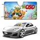 thumbnail image 1 of Agente Especial Oso Parasol para Parabrisas Delantero Protector Plegable, Visera Solar para Auto Bloquea Rayos UV Mantiene tu Vehículo Fresco 130cm*70cm, 1 of 6