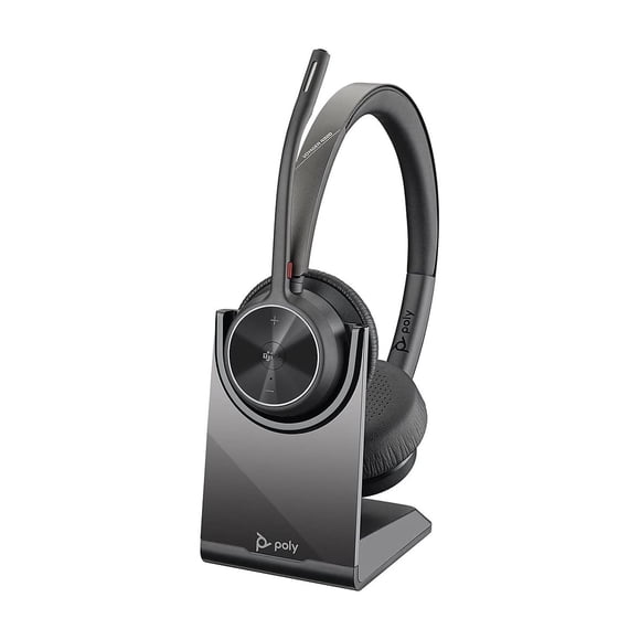 Auriculares Inalámbricos Poly Voyager 4320 Uc Con Soporte De Carga