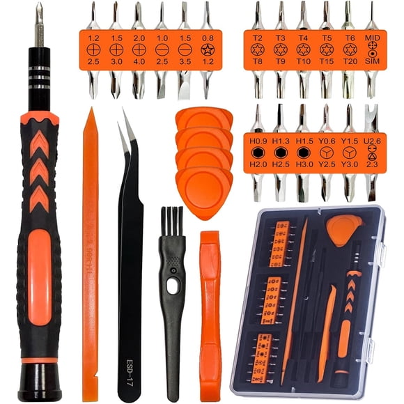 Set de Destornilladores de Precisión ZOMETUO 45P S2 de Acero Magnético